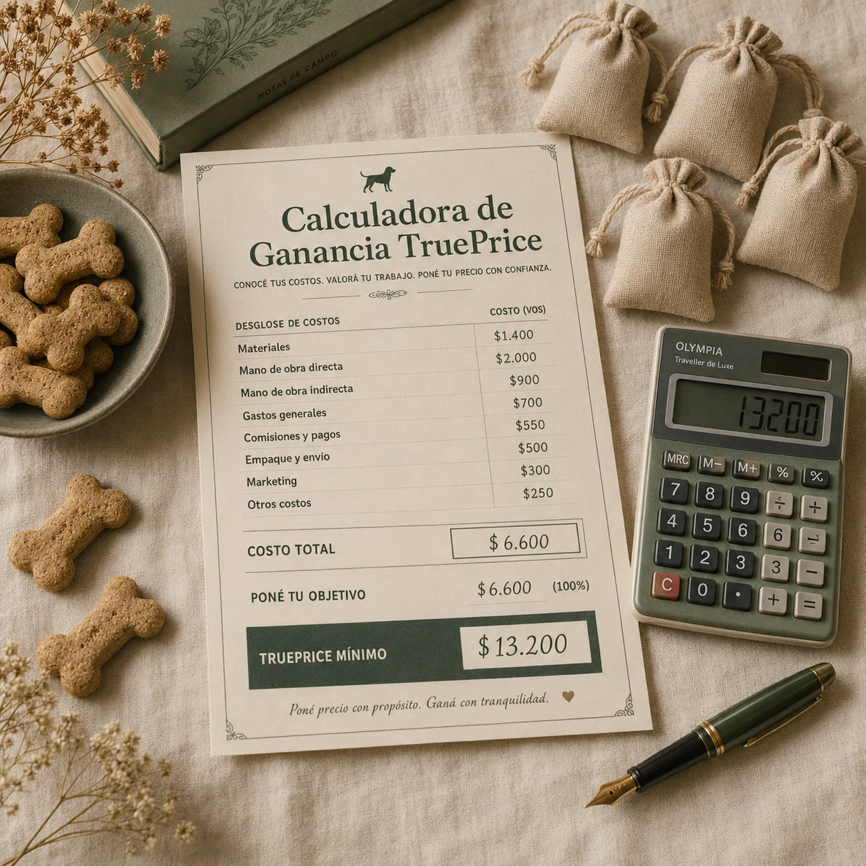 Calculadora de Ganancia TruePrice
